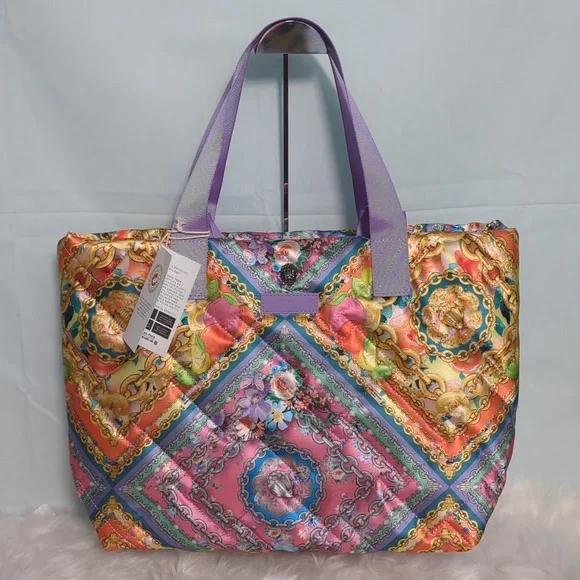 NWT Kurt Geiger Quilted Patterned Shopper - Picture 1 of 9